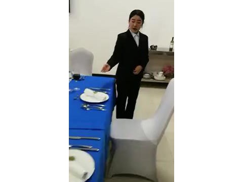 酒店管理专业学生实训课