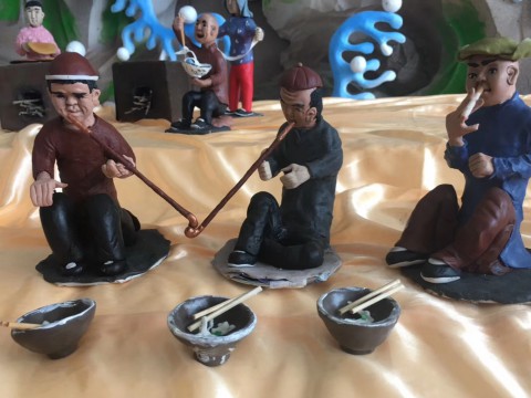 学生作品～面塑