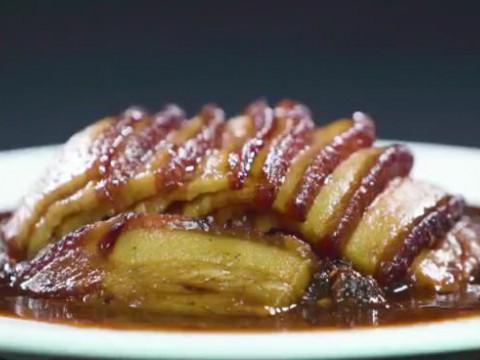 红红火火过大年 团团圆圆口福到 陕西美食八大碗之一（梅菜扣肉）